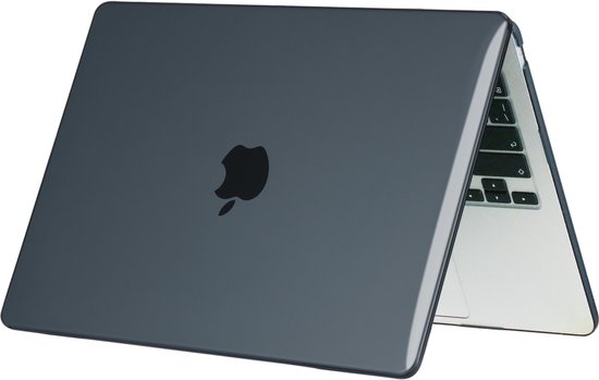 Lunso - housse de protection - MacBook Air 13 pouces M2 (2022) - Zwart Brillant