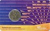 Geelkoperen 1 cent 1943 in coincard