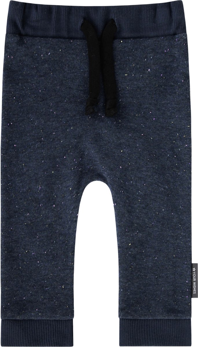 Your Wishes Jogging Multi Fleck Blue - Joggingbroek - Baby - Blauw - Jongens & Meisjes - Maat: 50/56