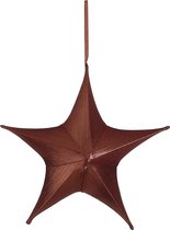 Suspension étoile de Noël House of Seasons - L40 x l12 x H40 cm - Marron