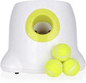 Mowa Ball Launcher - Toy Launcher - Dog Ball Launcher - Pour chiens - Interactif - Mini tennis - Comprend 3 balles de tennis