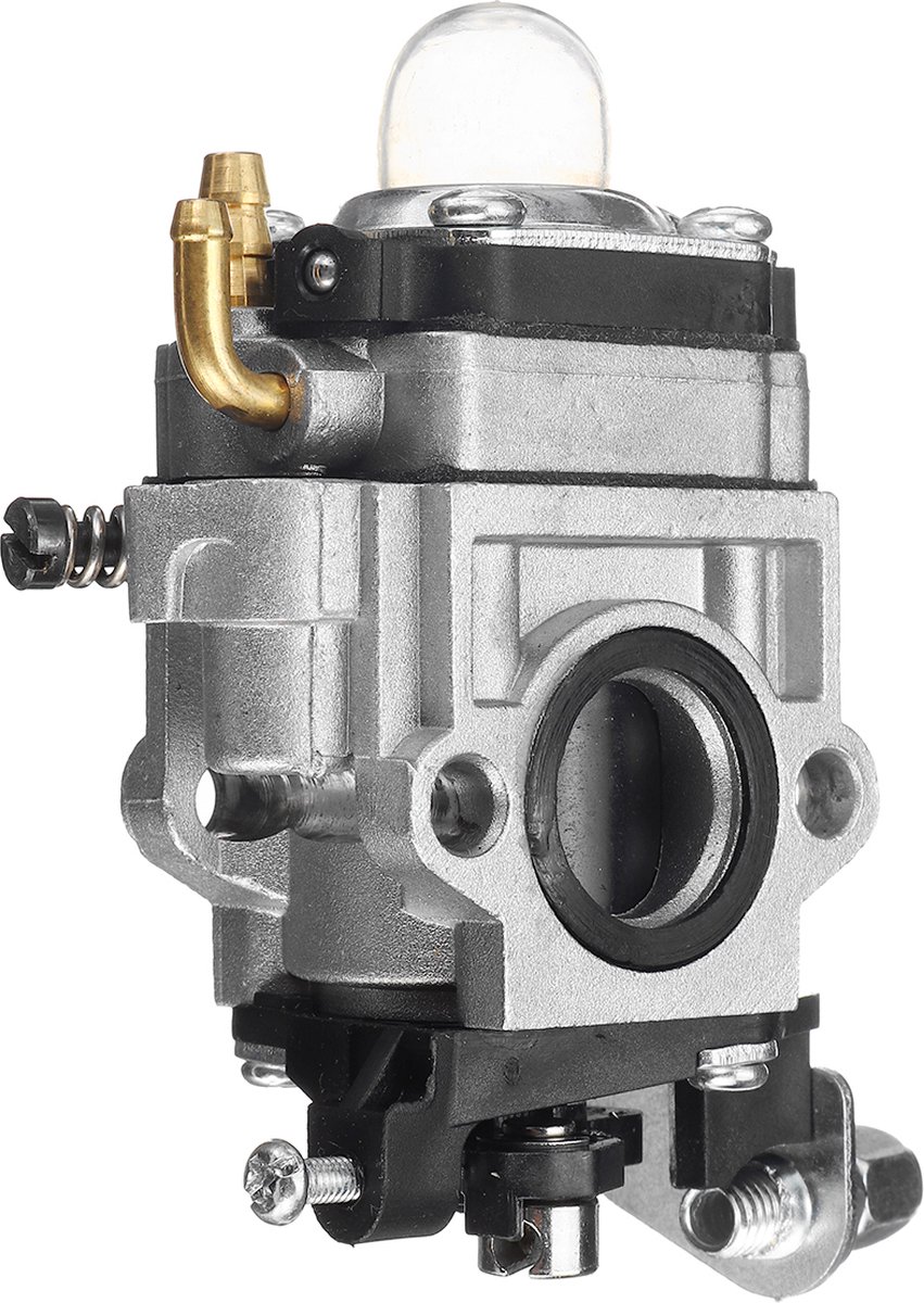 thumbnail image 2 of Carburetor For 43cc 49cc 52cc Scooters – Fits Boreem Ironman, XR, Tankman – Includes Gasket & Primer Bulb 2 of 3