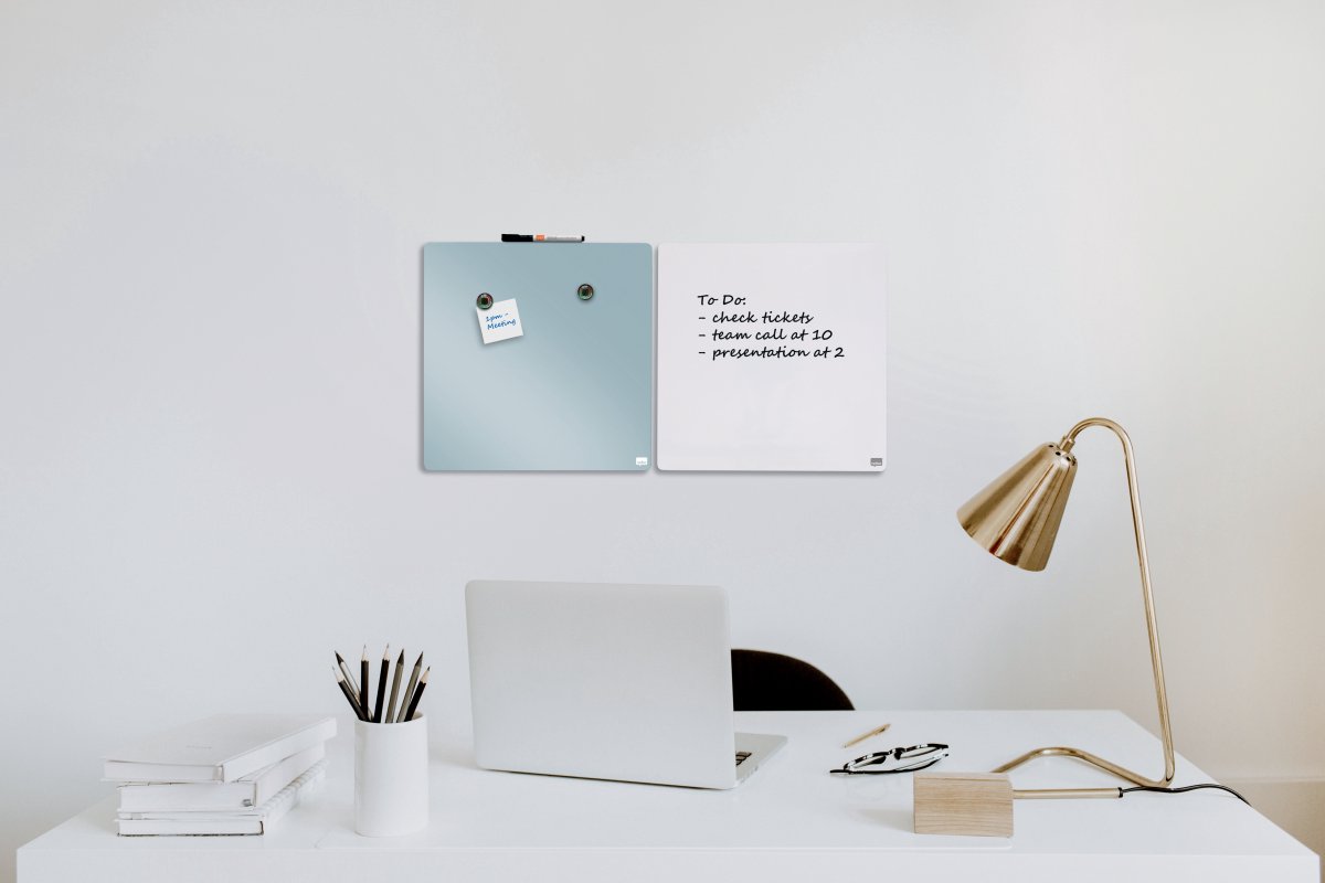 Nobo Mini Magnetisch Whiteboard Tegel Gekleurd - 360mmx360mm thumbnail 6