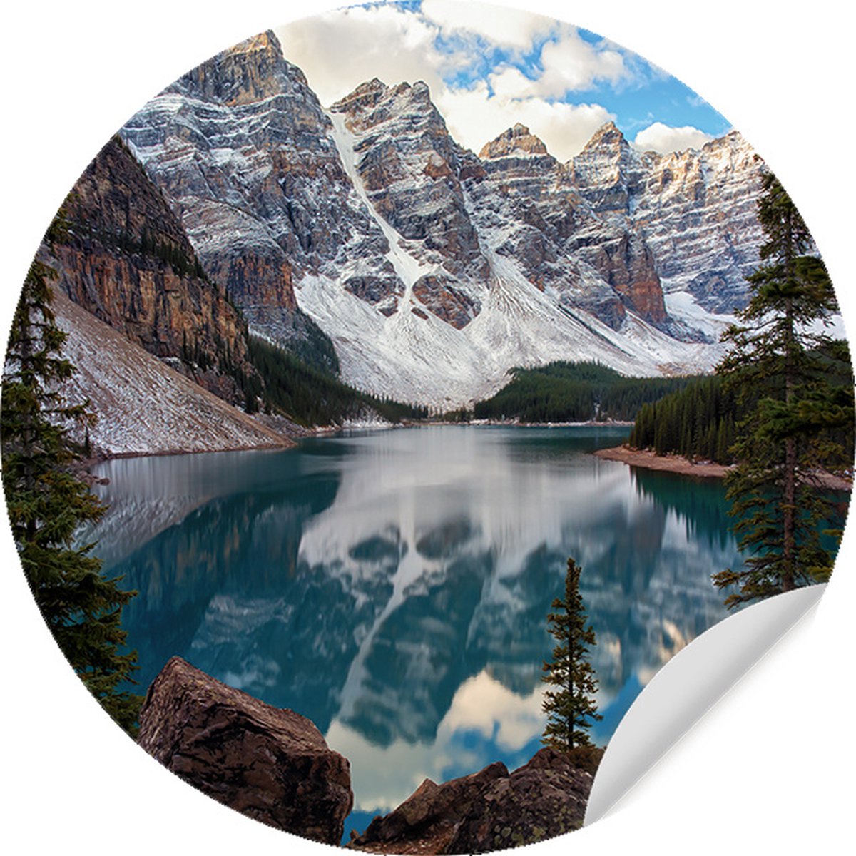 Behangcirkel Moraine Lake