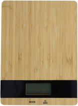 Balance de Cuisine Numérique en Bambou - 23 x 17 cm - Balance de Précision