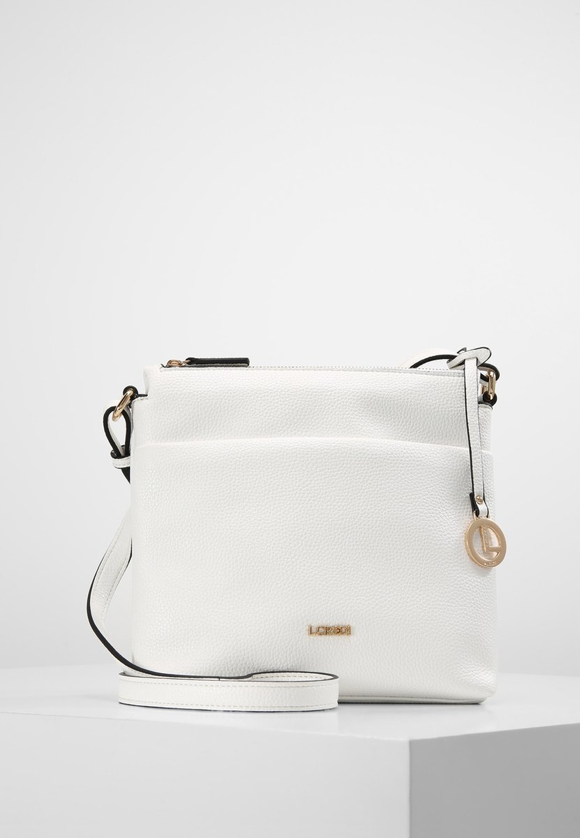 L.CREDI schoudertas Ella Crossbodybag White wit