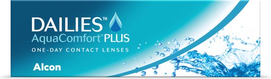 +8,00 Dailies Aqua Comfort Plus - Pack de 30 - Lentilles quotidiennes - Lentilles de contact