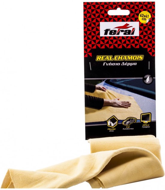 Feral Zeem Chamois leder Chamois leather Echte zeem Auto