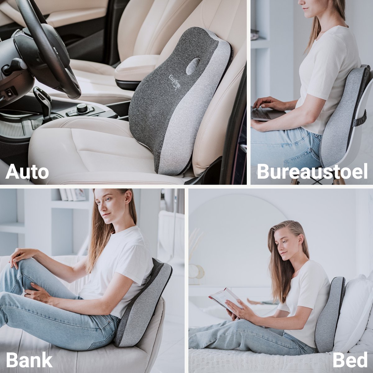 SURFOU Lendenkissen Lendenwirbelkissen Lordosenstütze Auto