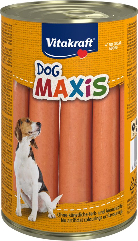Vitakraft Dog Maxis snackworstjes Hondensnack - inhoud 6 St