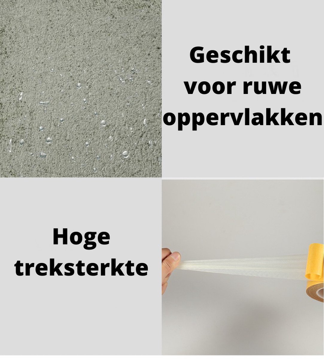 Kinoco Dubbelzijdig Plakband – Extra Sterk, Rond, 50 Mm X 50 Mm, 20 Stuks, Voor Montage En Bevestiging