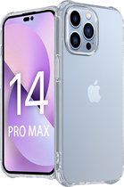 ShieldCase geschikt voor Apple iPhone 14 Pro Max Anti-Yellowing TPU shock case - transparant - Siliconen hoesje - Shockproof case hoesje - Backcover case - Anti verkleuring