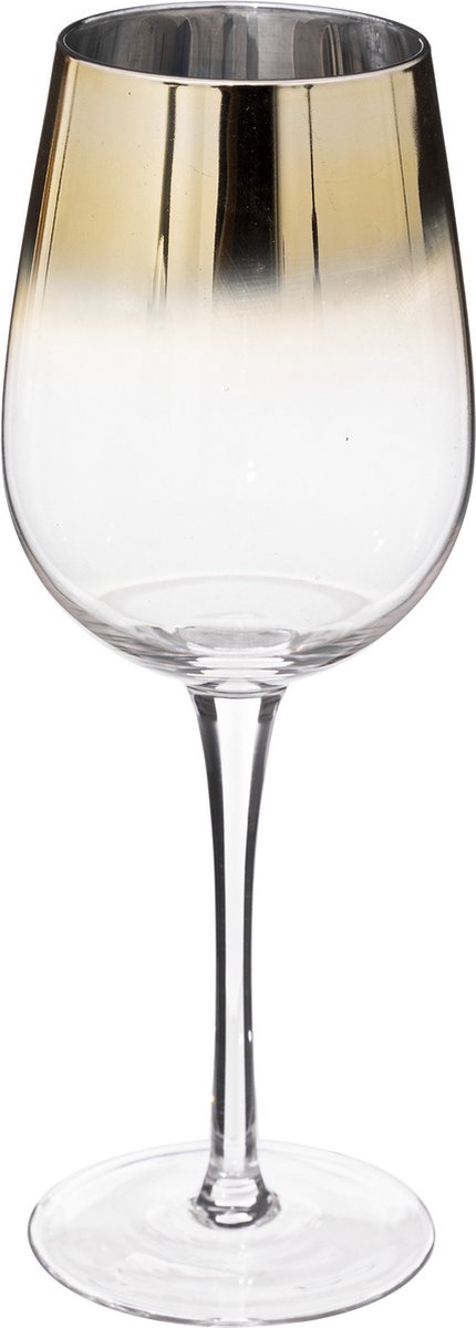 Atmosphera - Wijnglas - Arya Goud - Set van 6 - 38cl