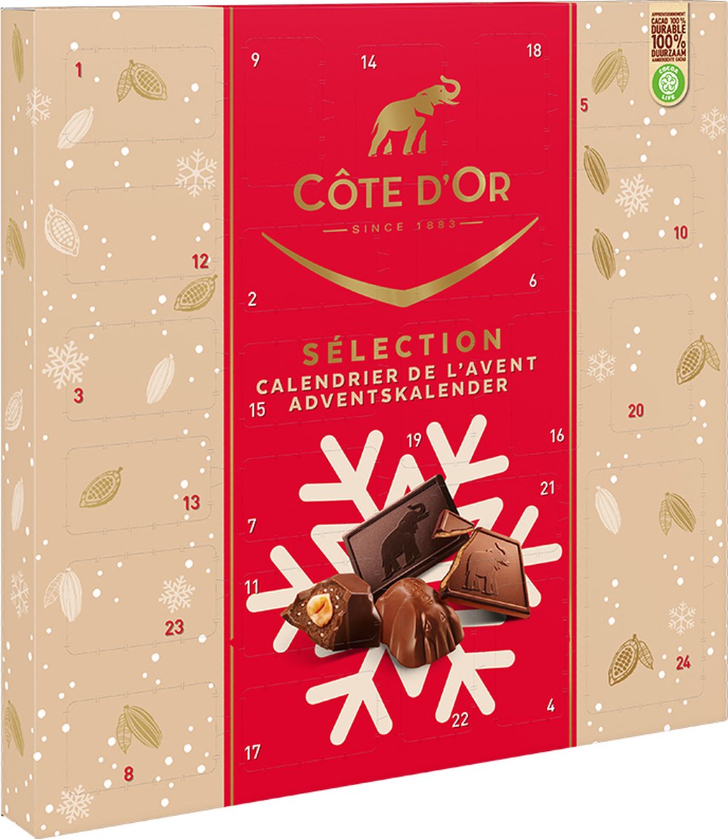 Adventskalender met chocolade; 8 overheerlijke keuzes