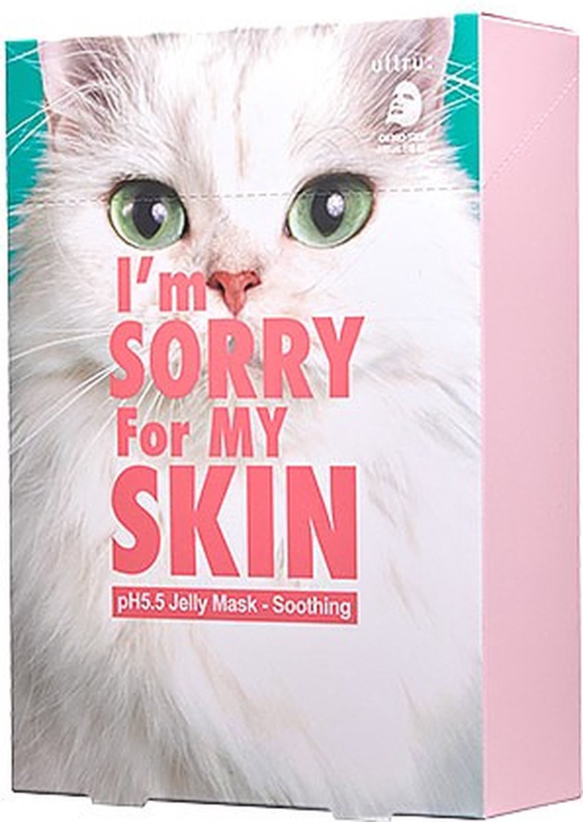 Jelly Mask-Soothing pH5.5 - 10ea - I'm Sorry For My Skin - Kalmerend masker