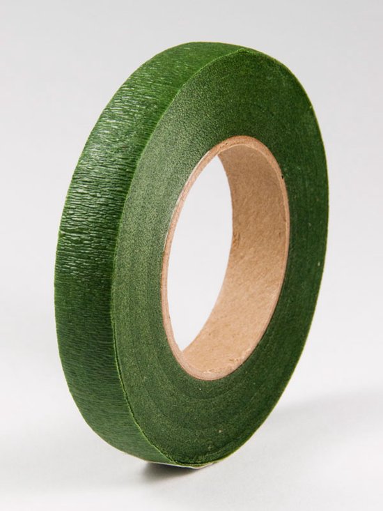 Bloementape - floral tape - bloemendraad - bloementape groen zelfklevende - bloemistentape - floral tape groen - florist tape - 12mm - Lengte 200cm