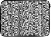 Laptophoes - Dier - Zebra - Print - Dierenprint - Laptop sleeve - Laptop - 13 Inch