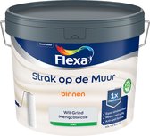 Flexa Strak op de Muur Muurverf - Mat - Mengkleur - Wit Grind - 10 liter