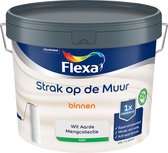 Flexa Strak op de Muur Muurverf - Mat - Mengkleur - Wit Aarde - 10 liter