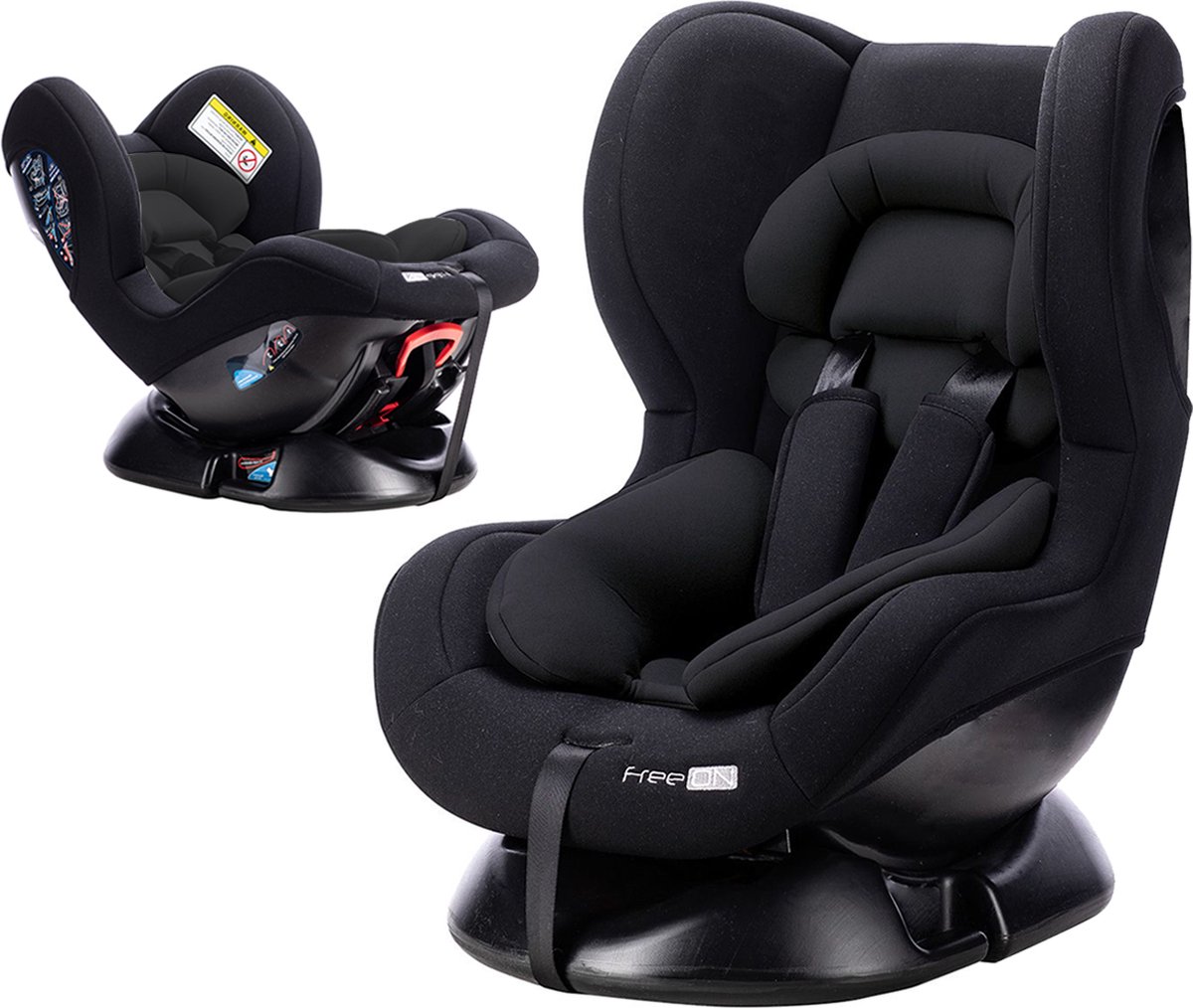 FreeON autostoel Tipo Zwart (0-18kg) - Groep 0+1 autostoel voor kinderen van 0 tot 4 jaar