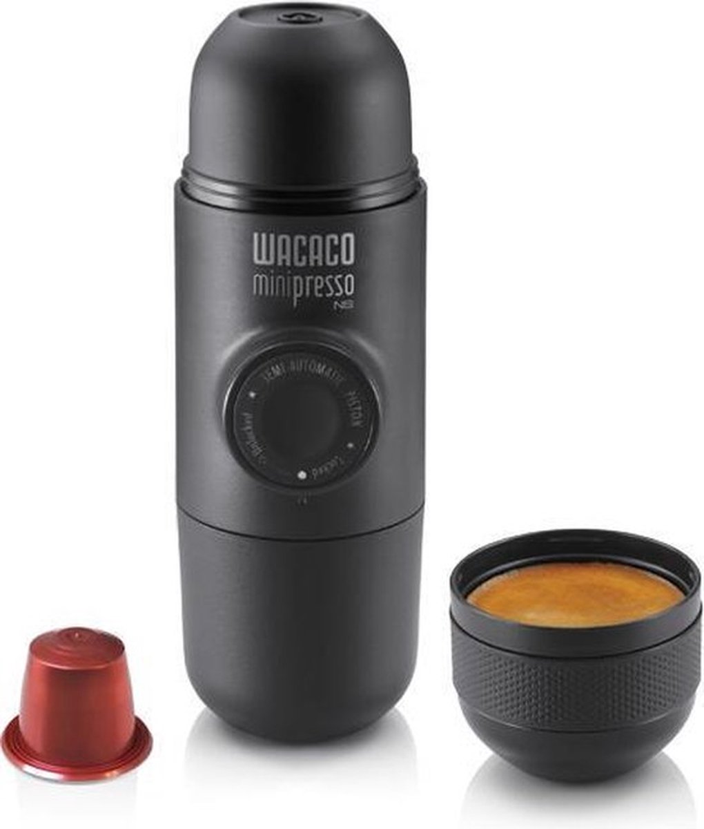 Wacaco Minipresso NS - portable cofee maker - Espresso to go - Zwart | bol