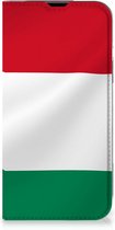 Bookcase Geschikt voor iPhone 14 Telefoonhoesje met Pasjeshouder Hongaarse Vlag