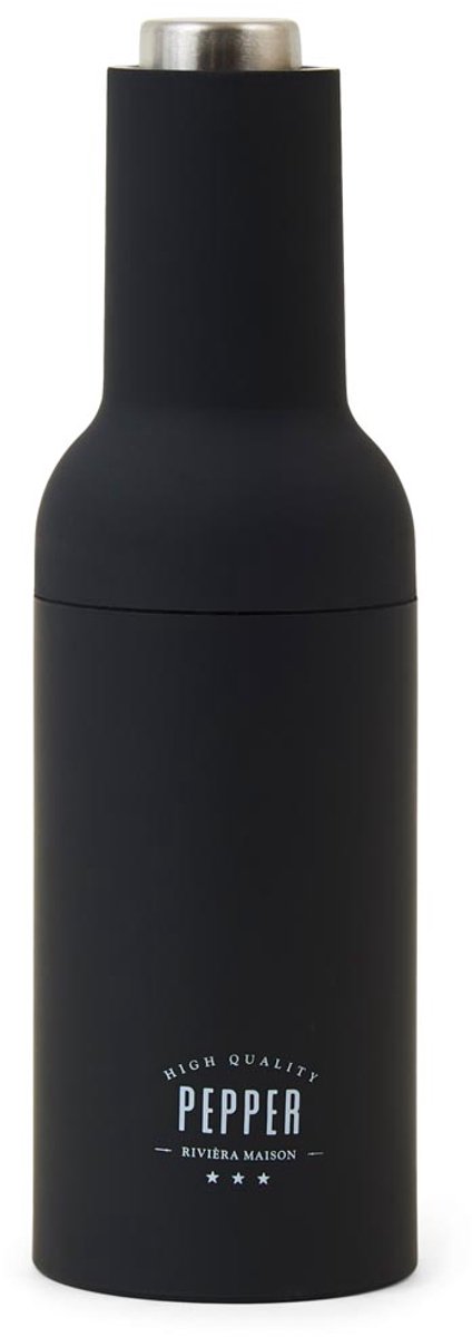Riviera Maison Peper en Zoutstel - High Quality Pepper Mill Electric - Zwart