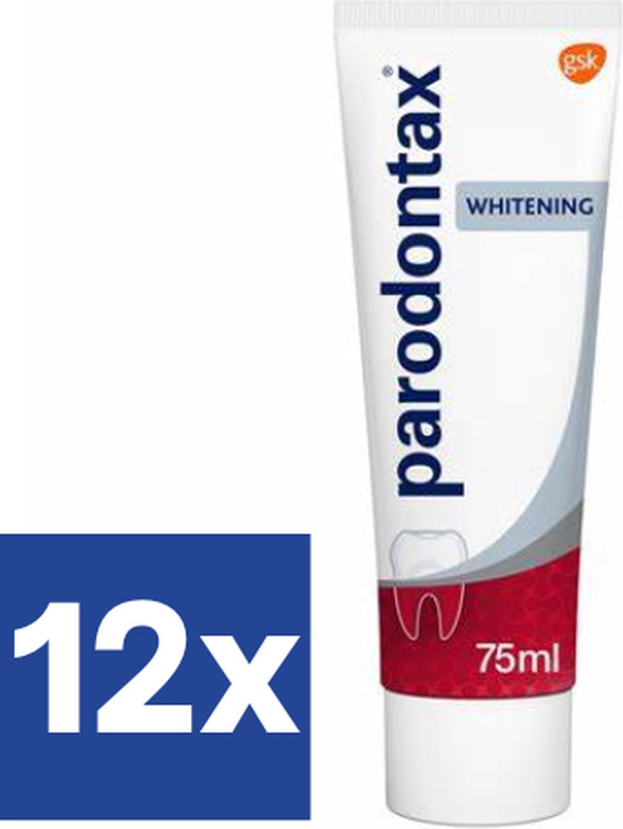 Paradontax Whitening tandpasta - 12 x 75 ml