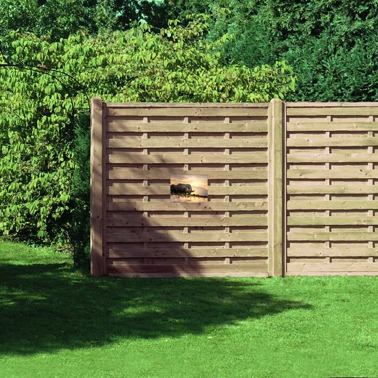 WallClassics - Poster de jardin - Taureau dans la nature - 40x30 cm Photo sur Poster de jardin (décoration murale pour l'extérieur et l'intérieur)