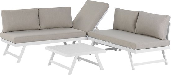 Beliani - Grijs - Aluminium