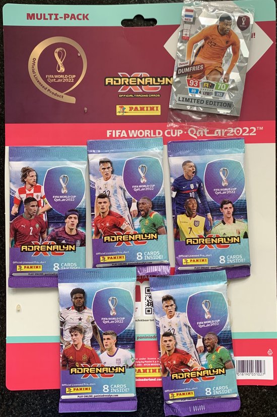 Afbeelding van het spel Panini Adrenalyn XL FIFA World Cup Qatar 2022 Multi Pack