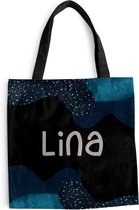 MuchoWow® Schoudertas - Strandtas - Big Shopper - Boodschappentas - Lina - Pastel - Meisje - 40x40 cm - Katoenen tas