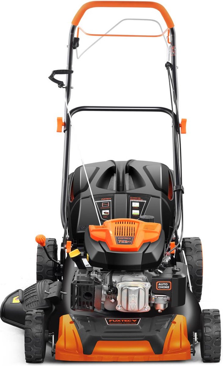 FUXTEC Grasmaaier Benzine - 51cm - Zelfrijdend / Zelftrekkend / Achterwielaandrijving - Mulchfunctie - Opvangbak 60L - FX-RM5196 – foto 6