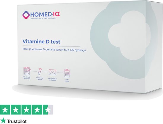 Homed-IQ - Vitamine D Test - Thuistest - Gecertificeerd Laboratorium - Laboratorium Test