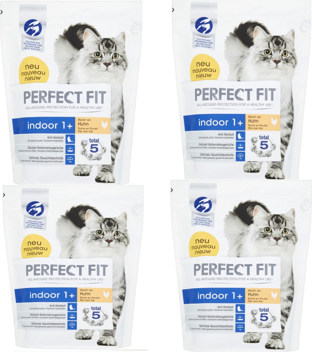 Perfect Fit Perfect Fit - Droogvoer - Indoor Kip - 4x750g