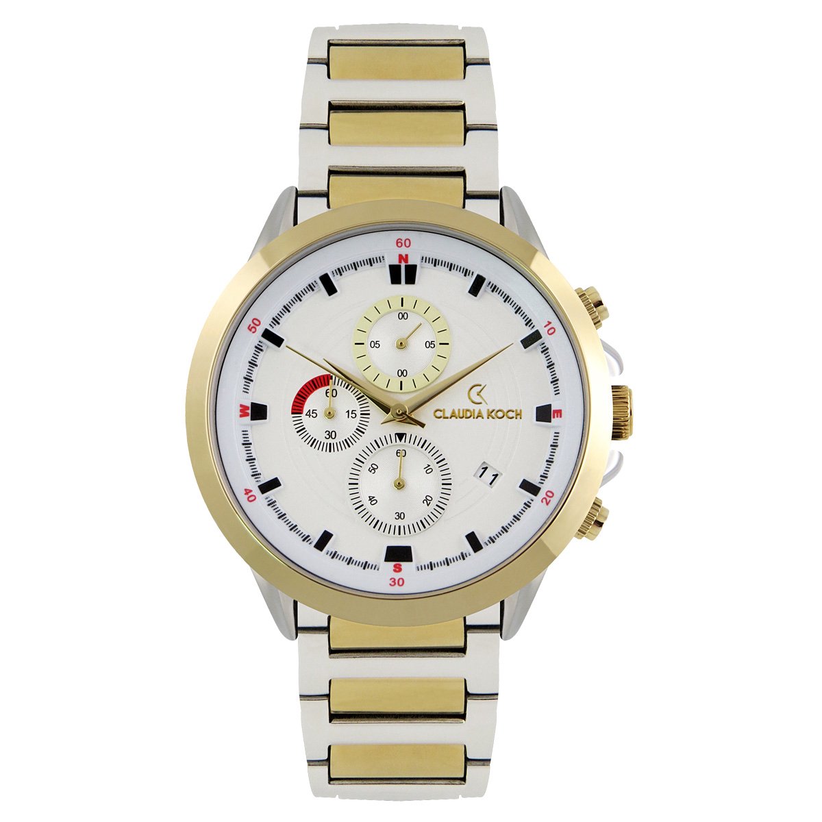 ClaudiaKoch CK 4315 Two-Tone Gold Analog Chronograph Stainless Steel