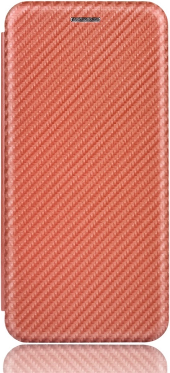 Slim Carbon Cover Hoes Etui voor iPod Touch - Bruin - 