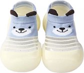 Chaussons d'eau Blauw/jaune - ours polaire de chez Bébé- Chaussons taille 22/23