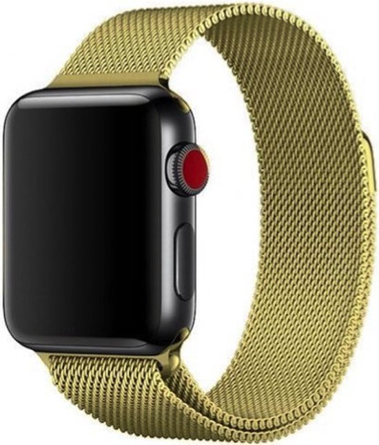 Apple Smart Watch Band Milanese Goud 42 44 45 mm bol