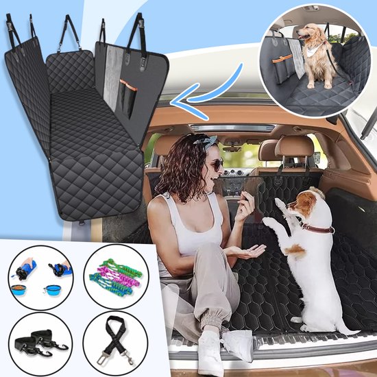 Couverture pour chien Siège arrière de voiture avec écran de visualisation  et... | bol.com