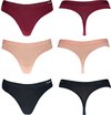 Apollo 3-pack dames string bamboe - M