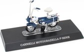 Scooters Collection-Carnielli Motograziella 1e Serie - Leo Models, schaal 1:18, voor verzamelaars, niet geschikt voor kinderen jonger dan 14 jaar