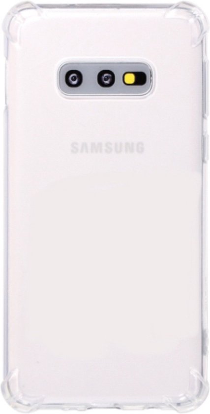 Anti Shock silicone back cover Geschikt voor Samsung Galaxy S10E/Transparant hoesje