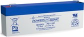 POWER SONIC 12V 2Ah F1/ 0 PS-1221S Batterie au plomb rechargeable Medical POWERSONIC