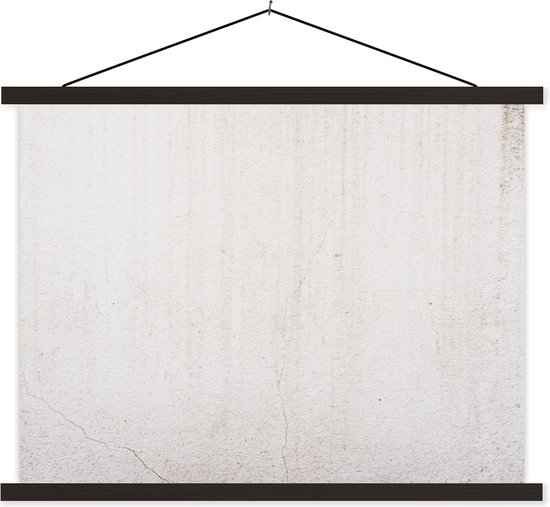 Porte-affiche avec affiche - Affiche scolaire - Béton - Mur - Wit - 150x113 cm - Lattes noires
