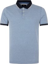 Suitable - Oxford Polo Blauw - Modern-fit - Heren Poloshirt Maat XXL