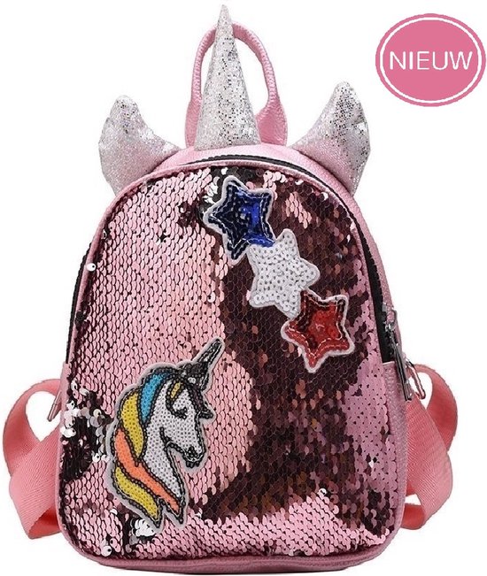 Schooltas Meisje - Unicorn - Eenhoorn - Glitter - Rugzak Meisje - Meisje - Paarden - Speelgoed Meisje - My Little Pony - Tas
