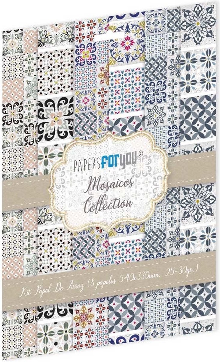 Mosaicos Rice Paper Kit (8pcs) (PFY-10175)
