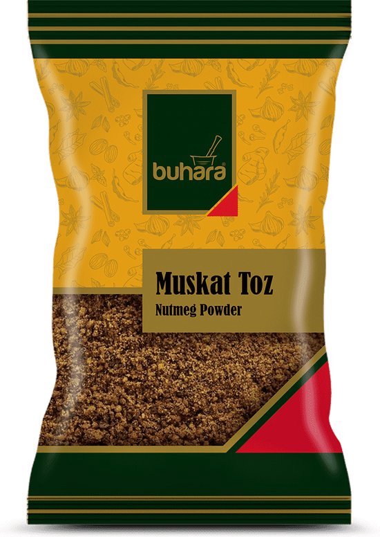 Buhara Nootmuskaat Gemalen Muskat Toz Nutmeg Powder 50 gr ×15