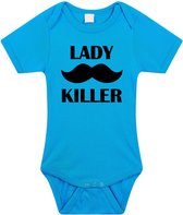 Body bébé lady killer text bleu garçons - Cadeau maternité - Vêtements de bébé 68 (4-6 mois)
